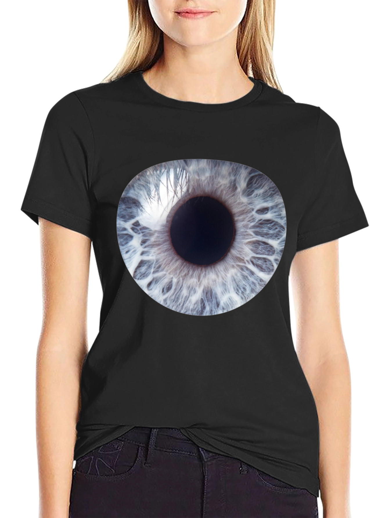 Eye Graphic Black T-Shirt