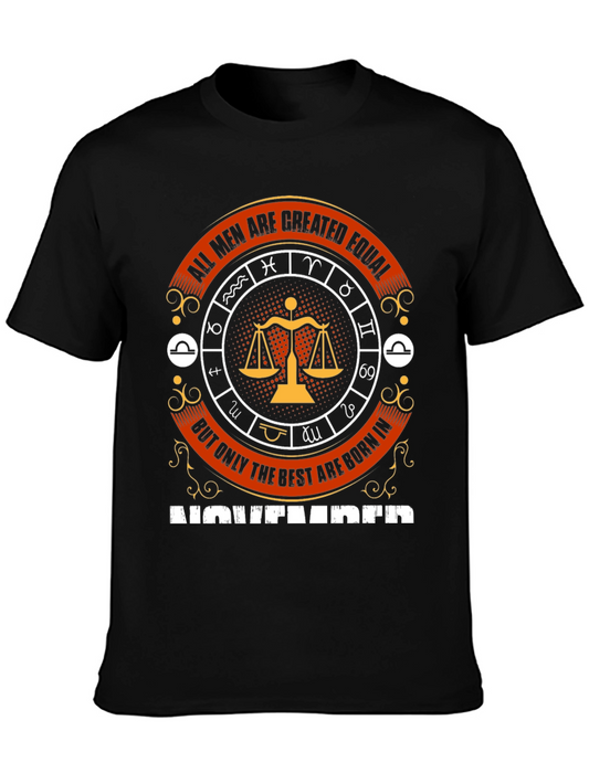All Men Are Created Equal Libra Zodiac T-Shirt