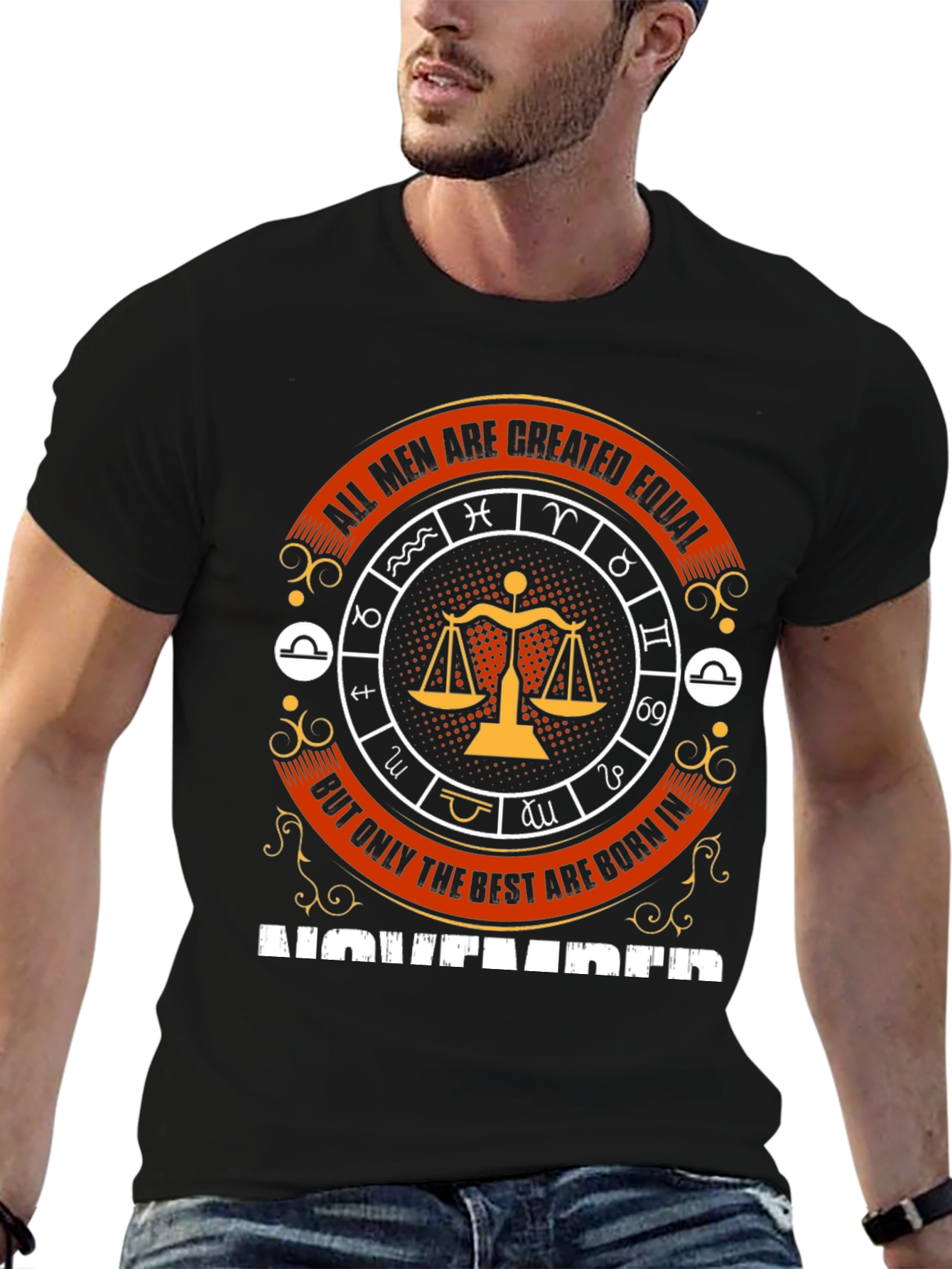 All Men Are Created Equal Libra Zodiac T-Shirt