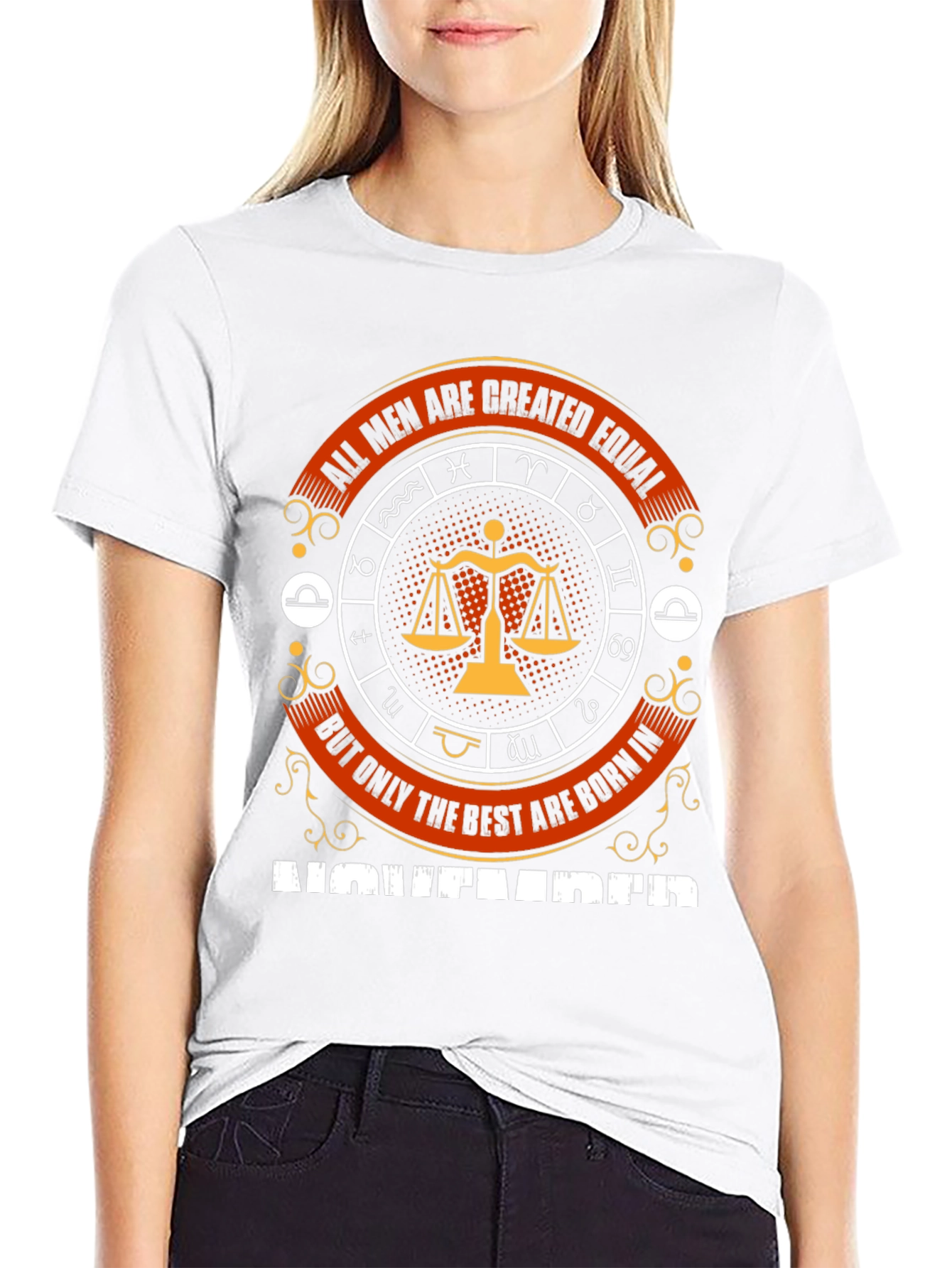 All Men Are Created Equal Libra Zodiac T-Shirt