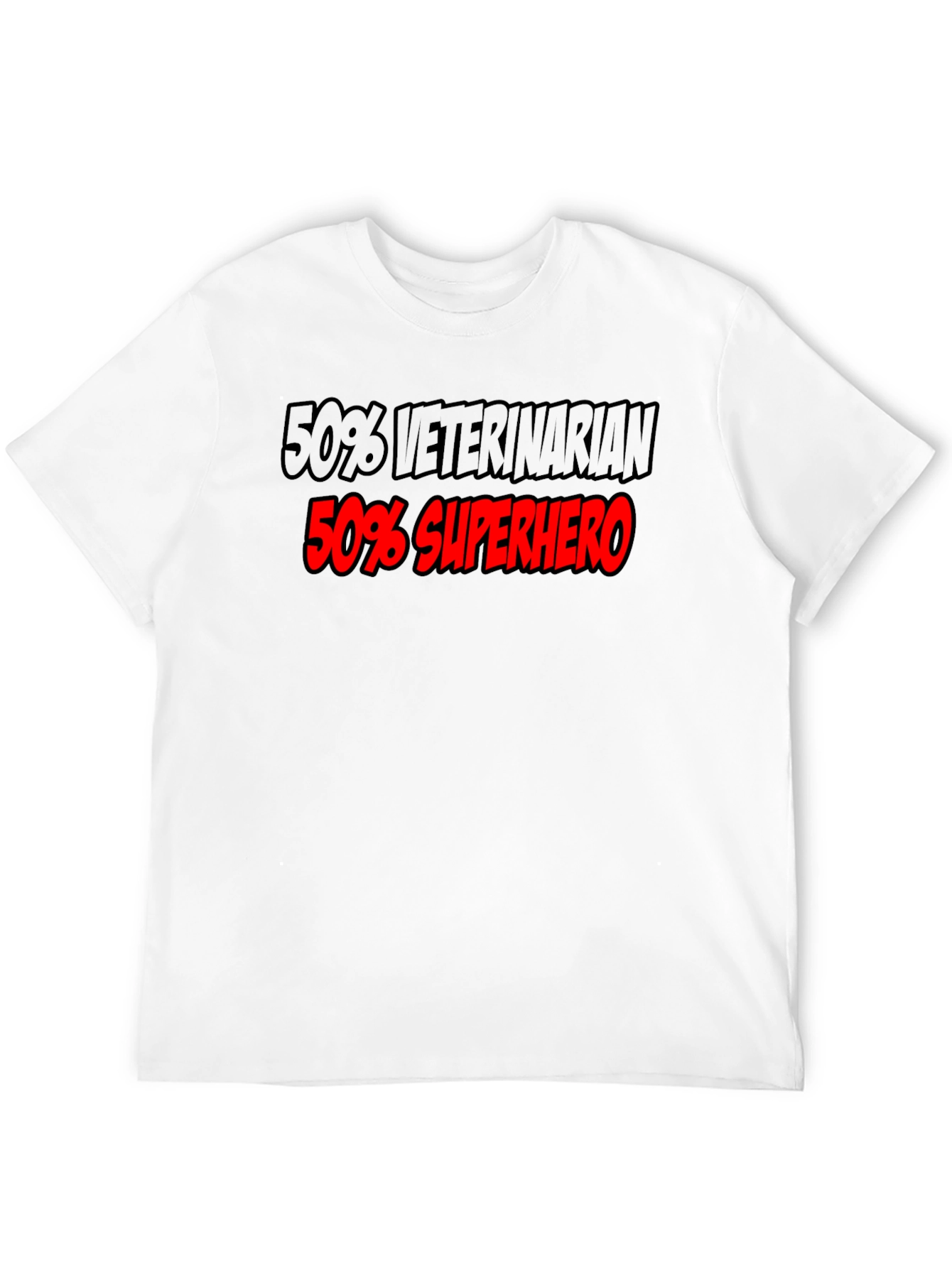 Veterinarian Superhero T-Shirt - Black