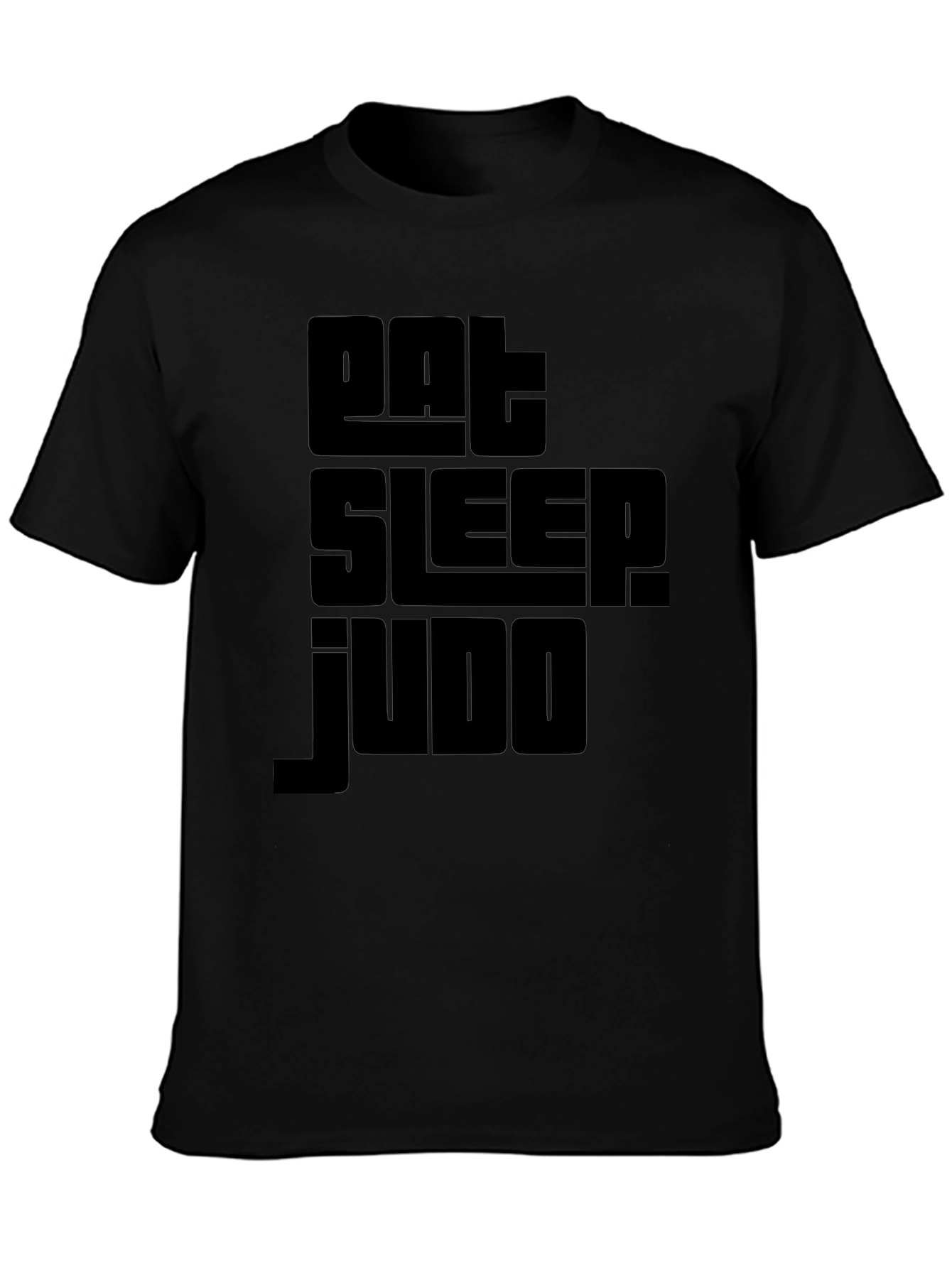 Eat Sleep Judo Black T-Shirt