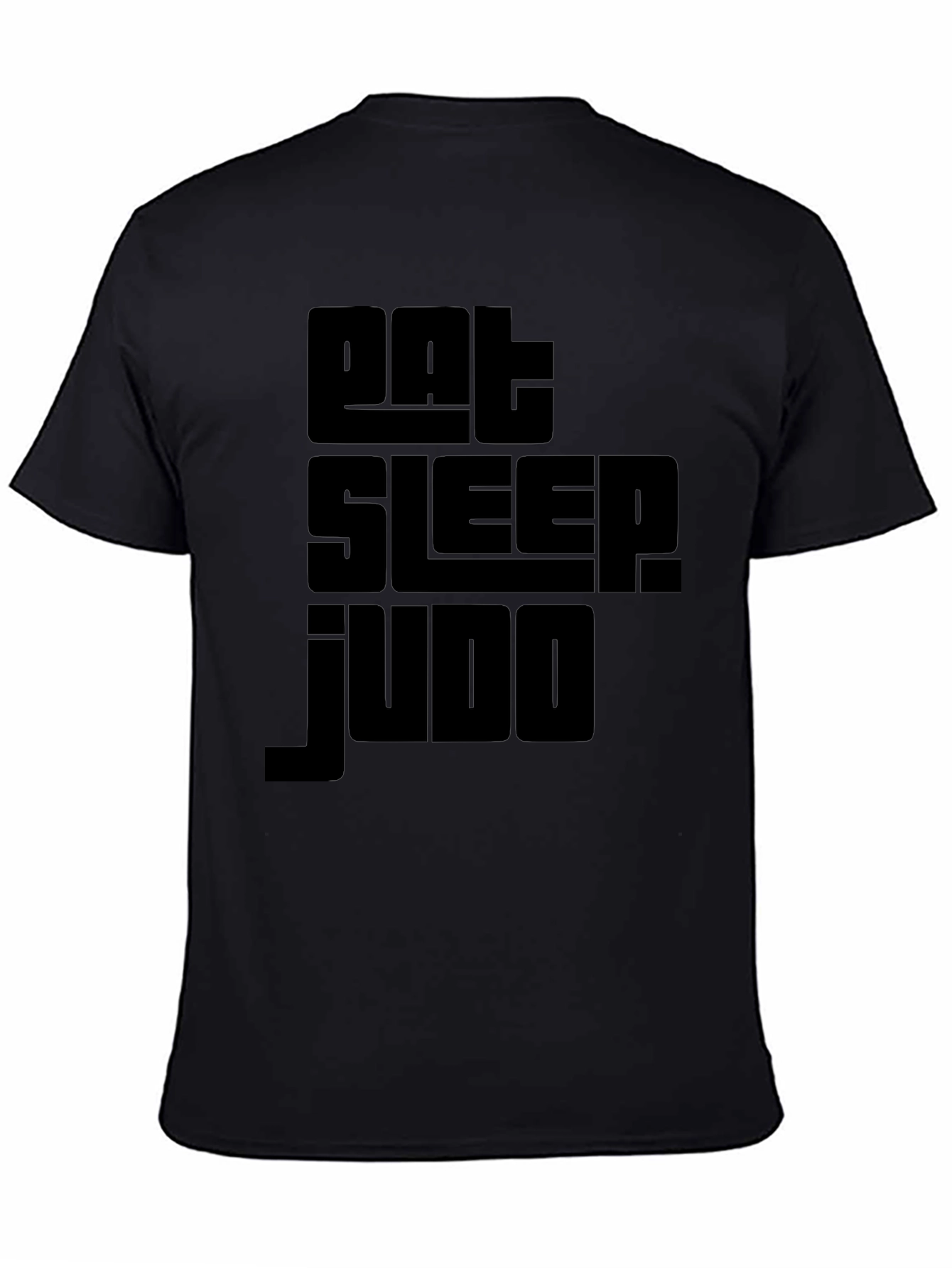 Eat Sleep Judo Black T-Shirt