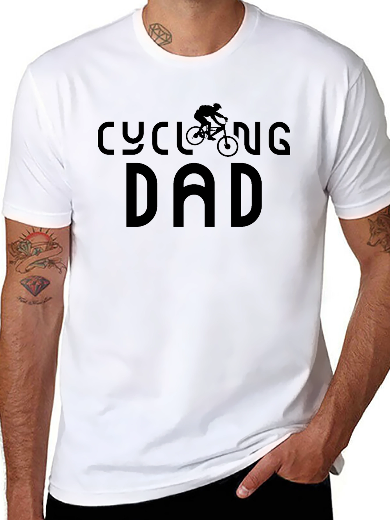 Cycling Dad T-Shirt - Gift for Cycling Enthusiasts