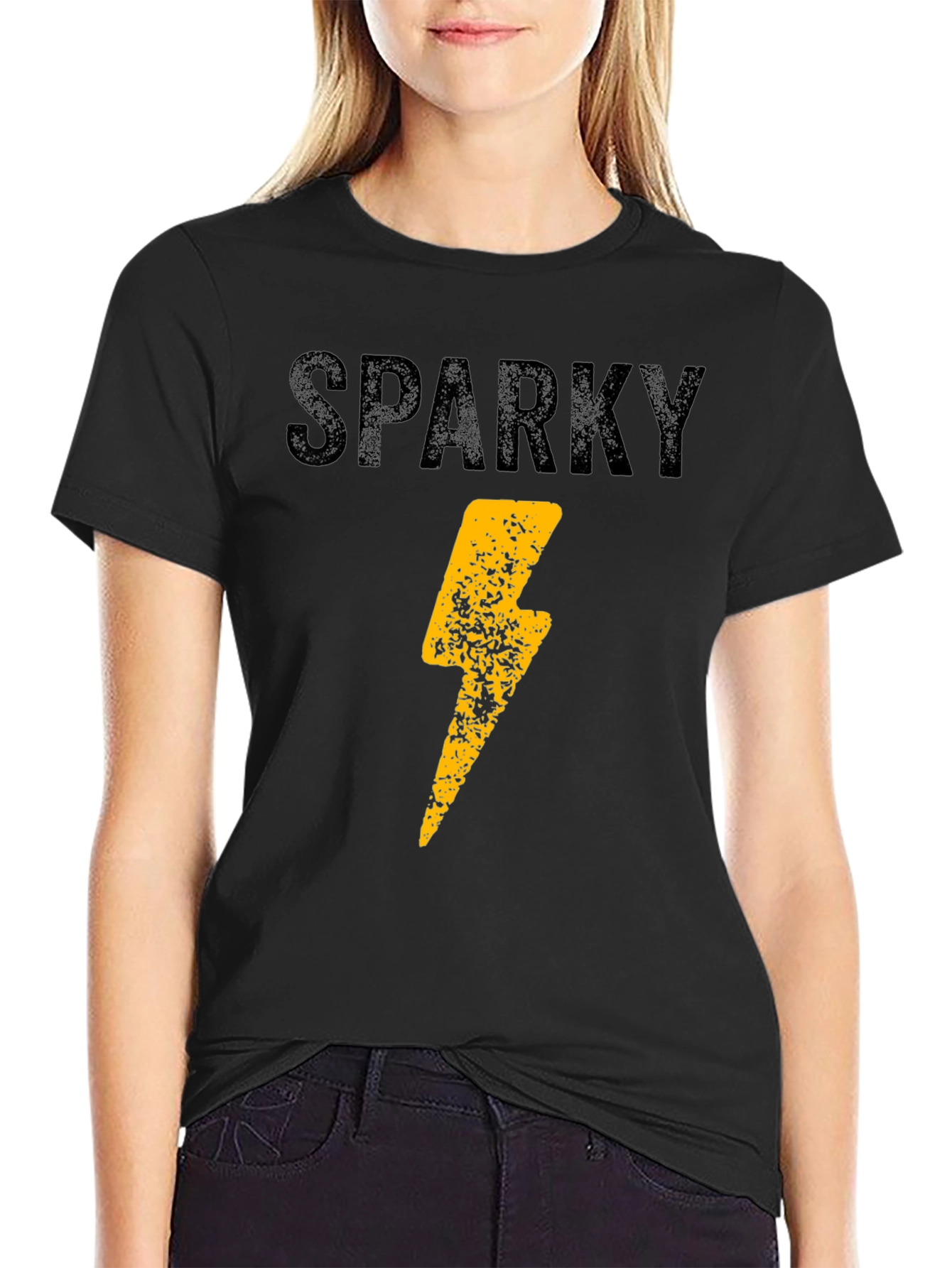 Sparky Lightning Bolt Graphic T-Shirt