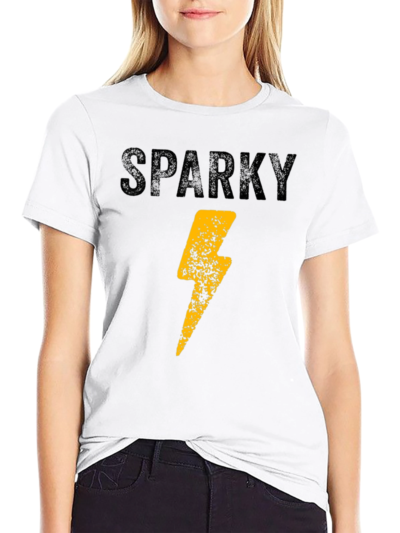 Sparky Lightning Bolt Graphic T-Shirt