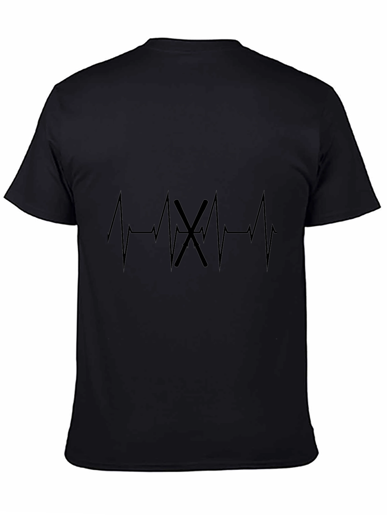 Heartbeat X Graphic T-Shirt - Mens Black Tee