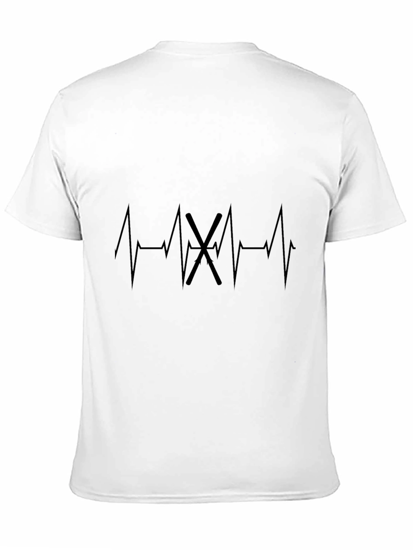 Heartbeat X Graphic T-Shirt - Mens Black Tee