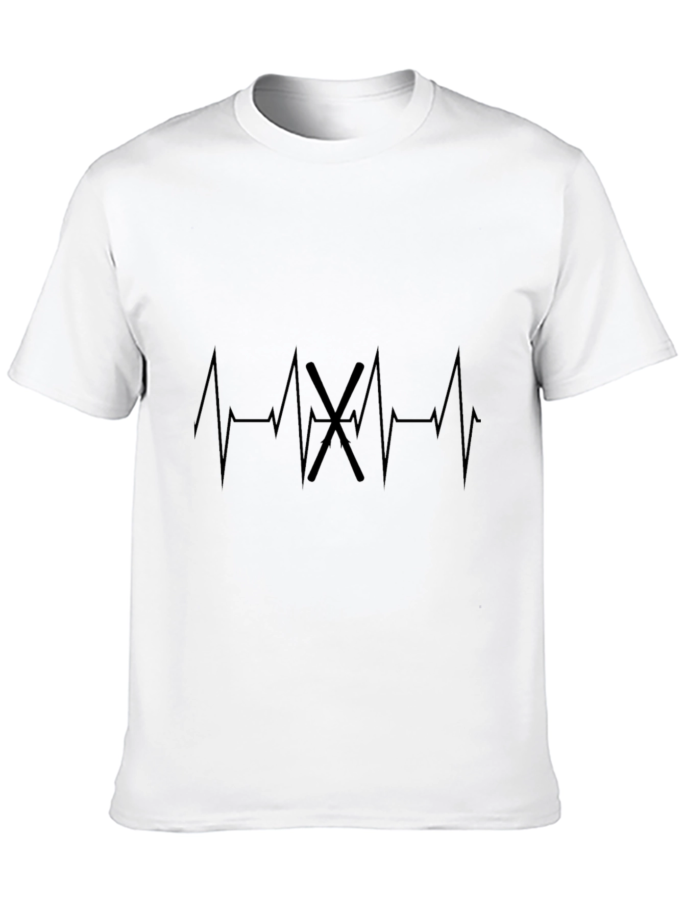Heartbeat X Graphic T-Shirt - Mens Black Tee