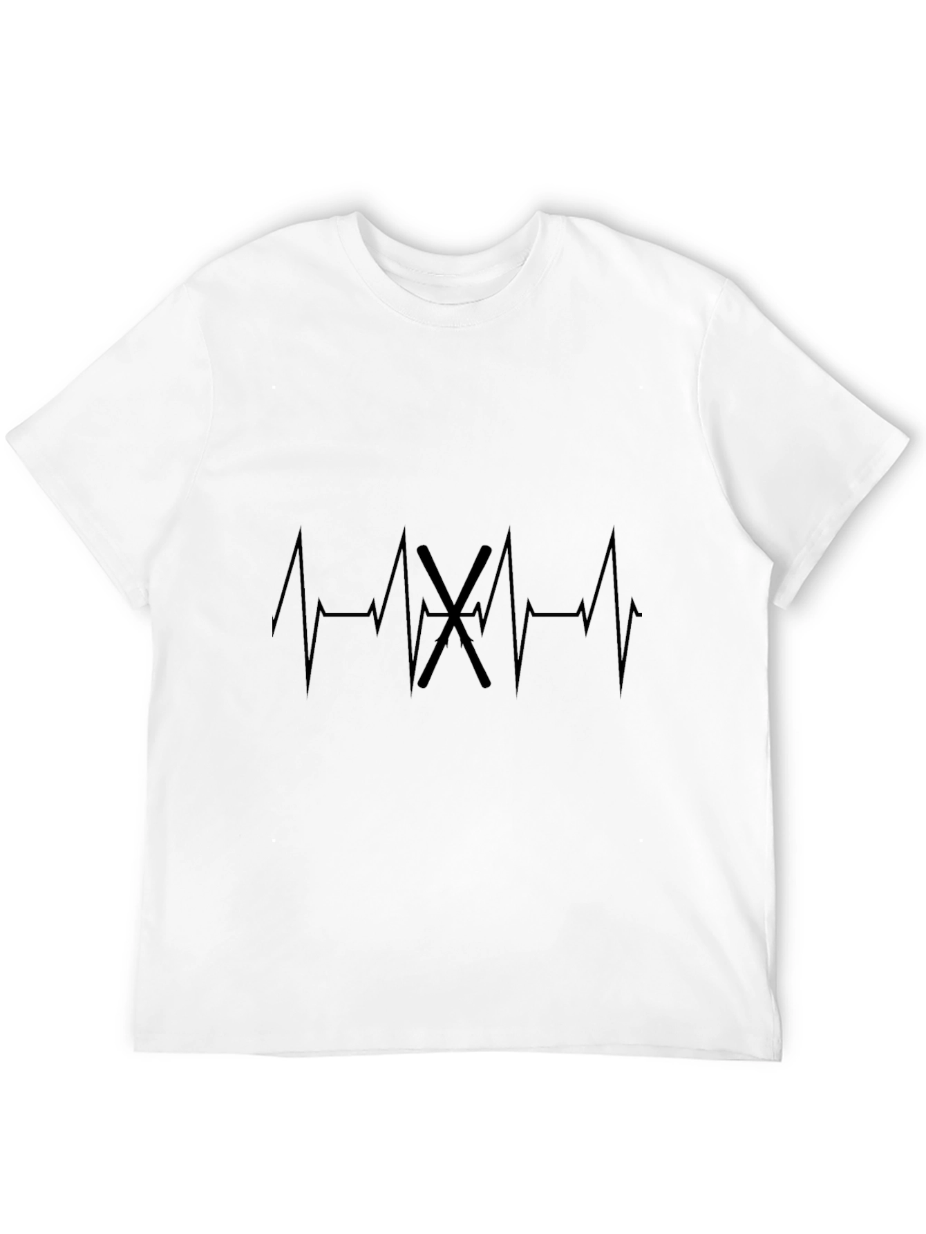 Heartbeat X Graphic T-Shirt - Mens Black Tee