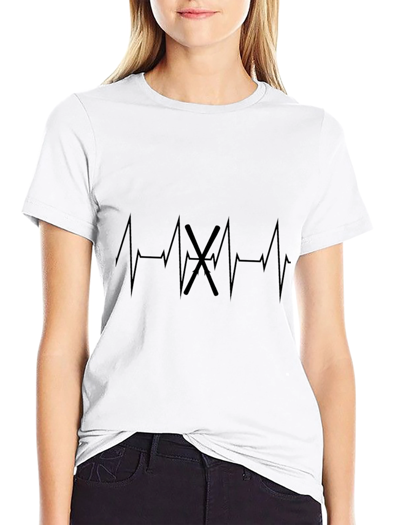 Heartbeat X Graphic T-Shirt - Mens Black Tee