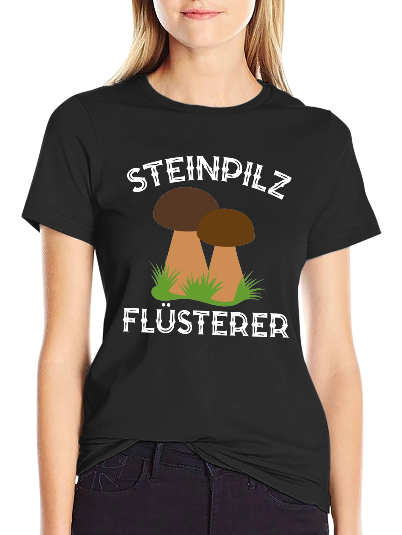 Steinpilz Flusterer Mushroom T-Shirt