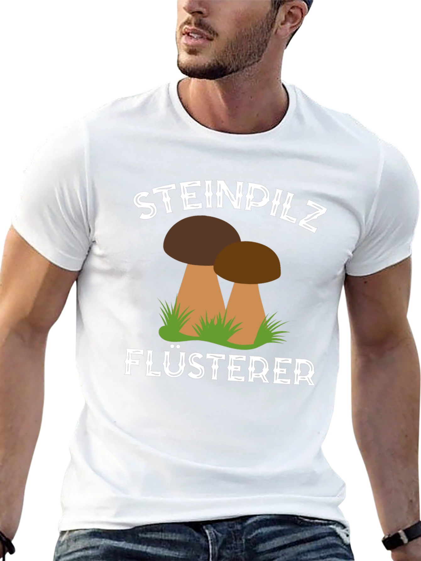 Steinpilz Flusterer Mushroom T-Shirt