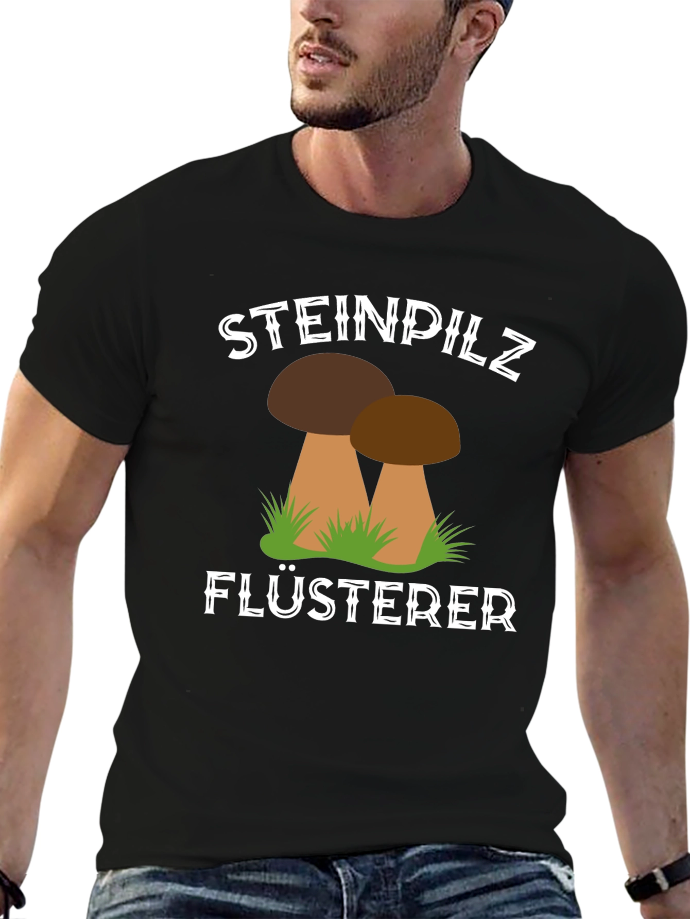 Steinpilz Flusterer Mushroom T-Shirt