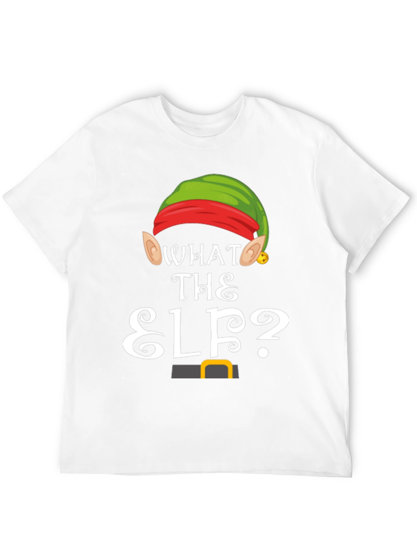 What the Elf? Christmas Holiday Graphic T-Shirt