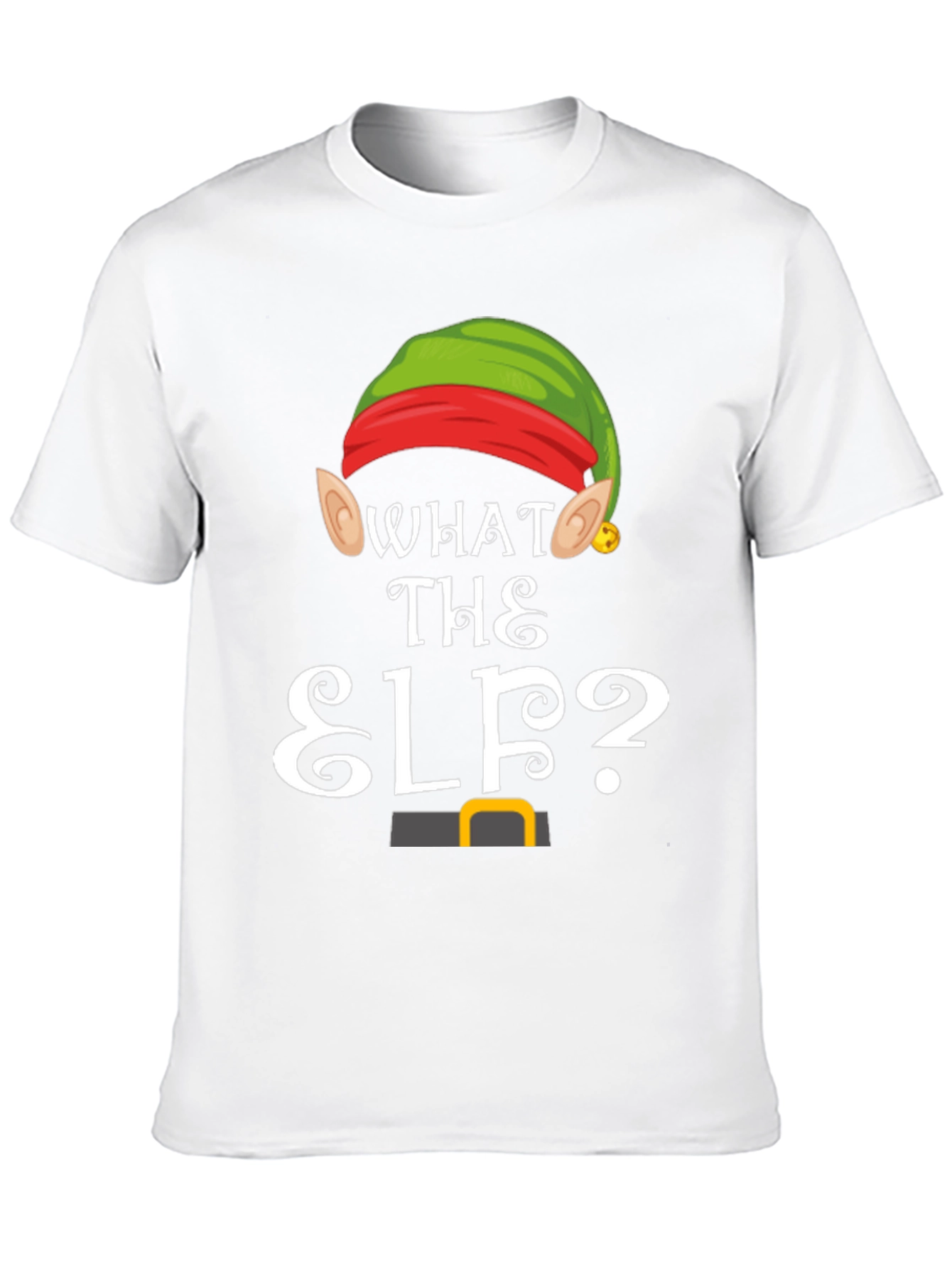 What the Elf? Christmas Holiday Graphic T-Shirt