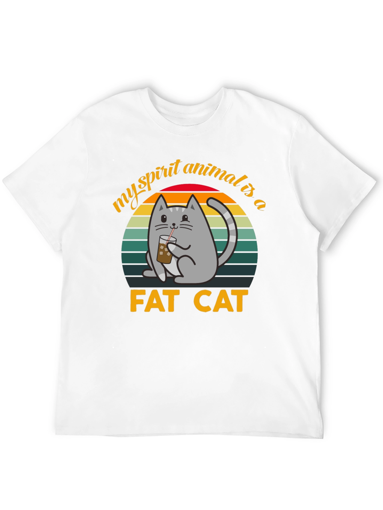 My Spirit Animal is a Fat Cat T-Shirt