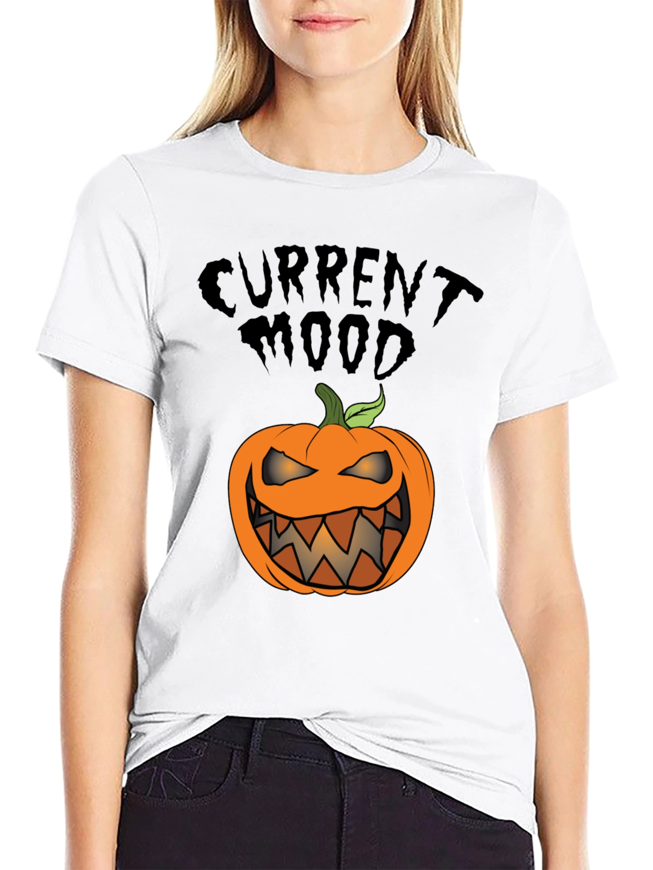 Current Mood Jack-o-Lantern Tee