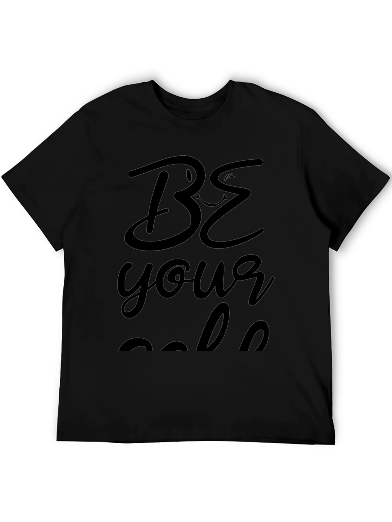 Be Your Goal Black Graphic Tee