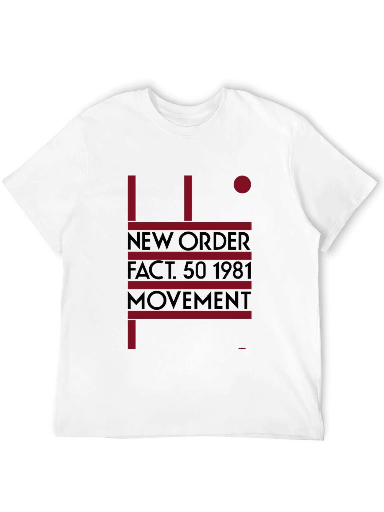 New Order Movement Band T-Shirt