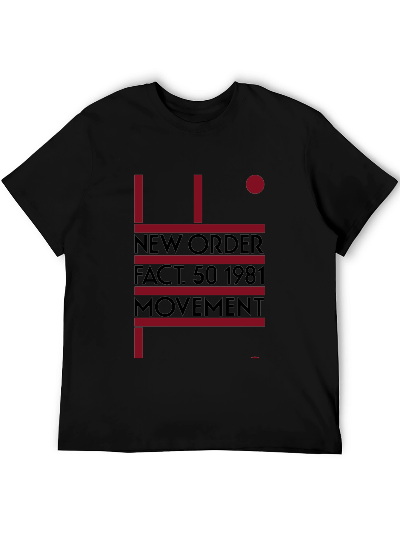 New Order Movement Band T-Shirt