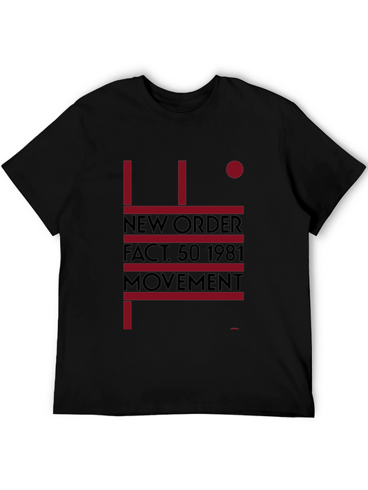 New Order Movement Band T-Shirt