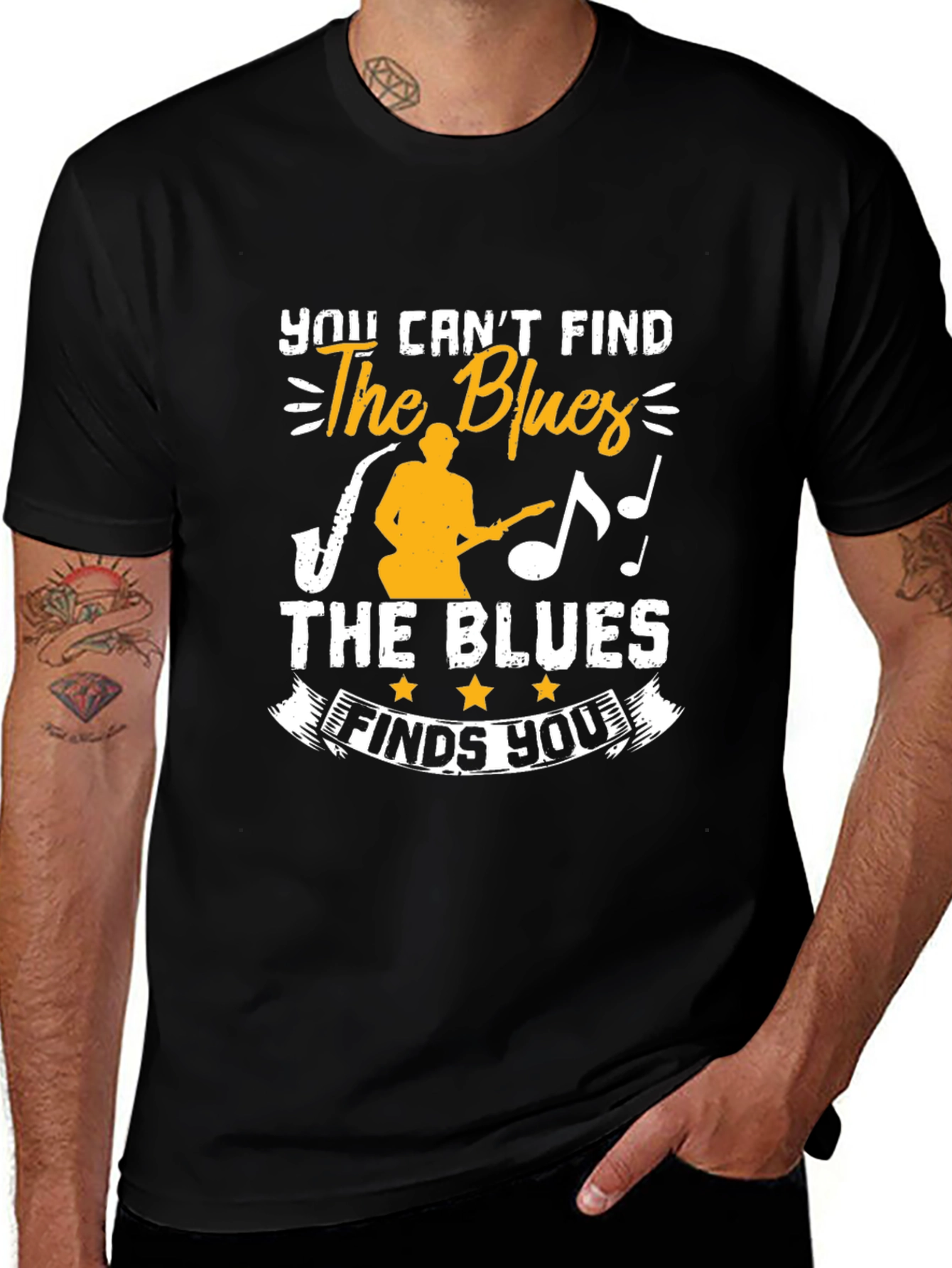 The Blues Finds You T-Shirt - Music Lover Tee