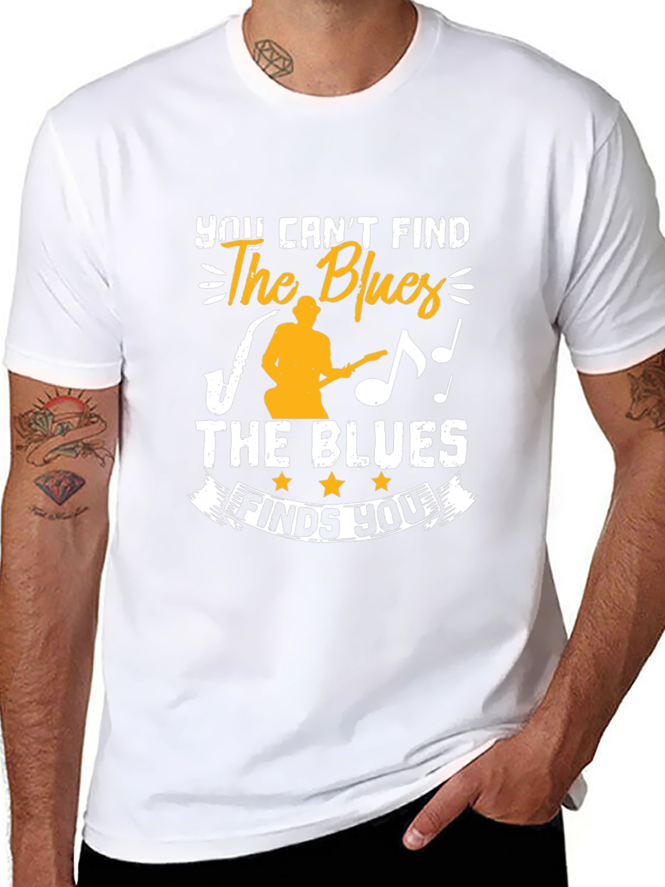 The Blues Finds You T-Shirt - Music Lover Tee