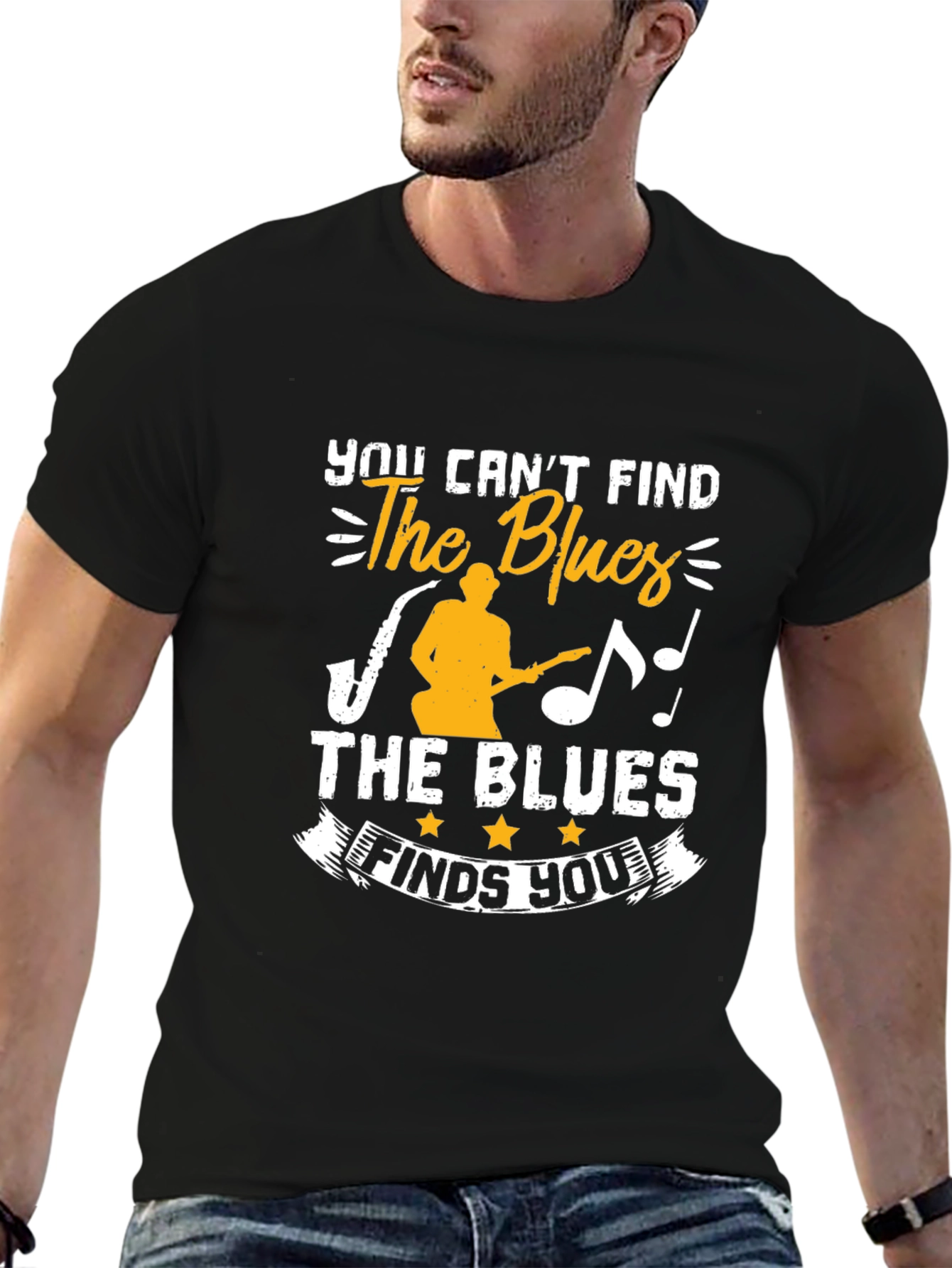 The Blues Finds You T-Shirt - Music Lover Tee