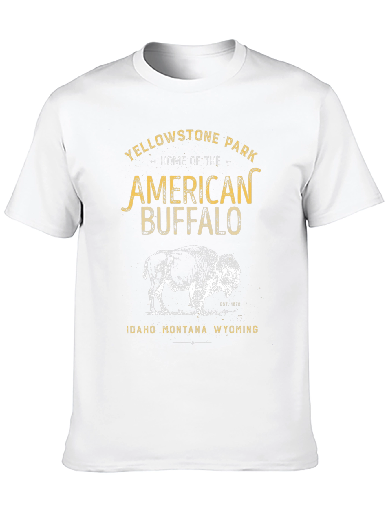 Yellowstone National Park Buffalo Graphic Tee