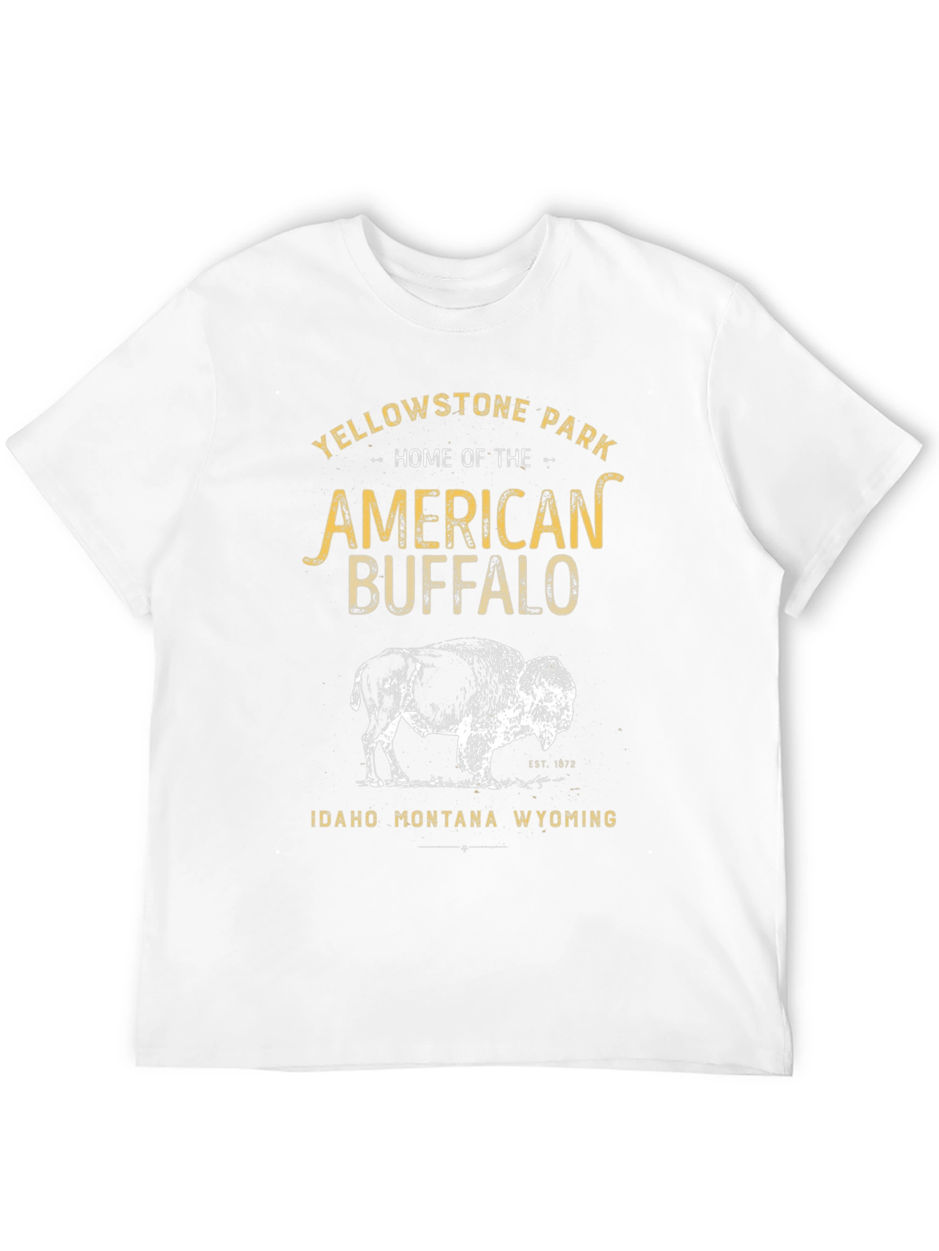 Yellowstone National Park Buffalo Graphic Tee