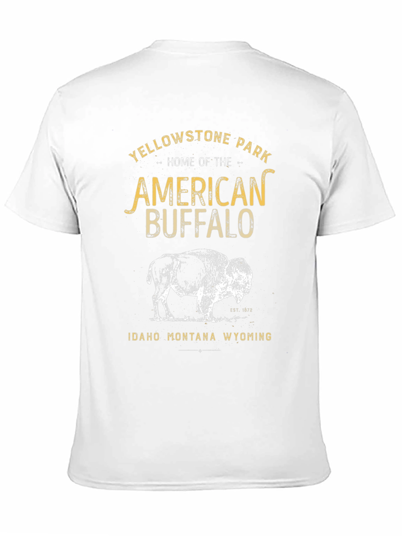 Yellowstone National Park Buffalo Graphic Tee