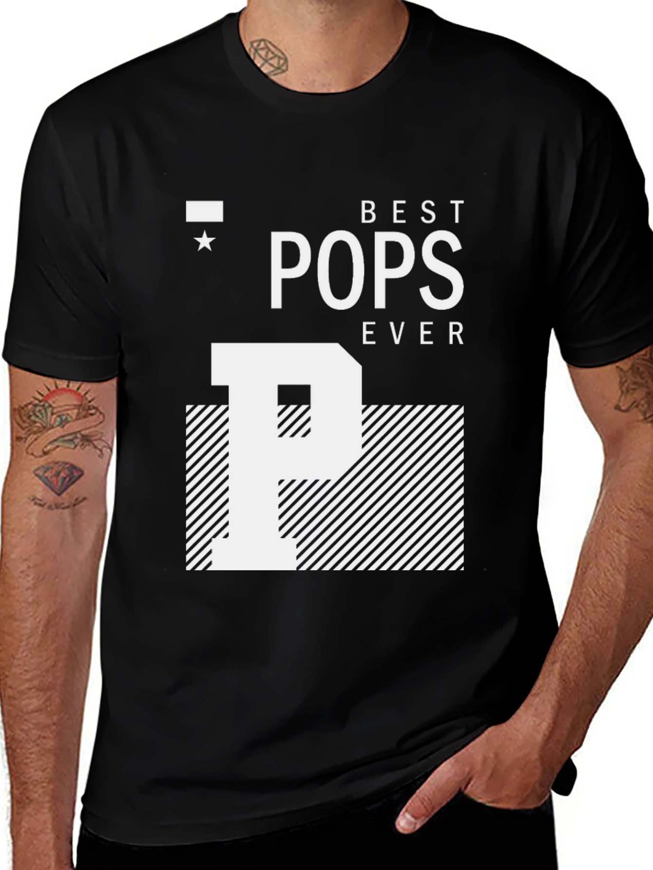 Best Pops Ever Graphic Tee - Fathers Day Gift