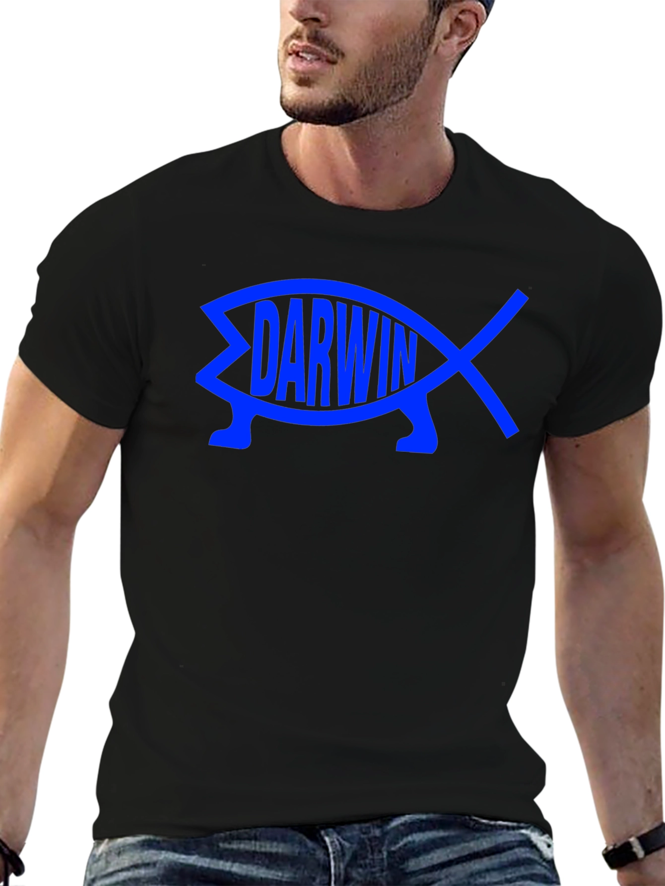 Darwin Fish T-Shirt - Evolution Tee