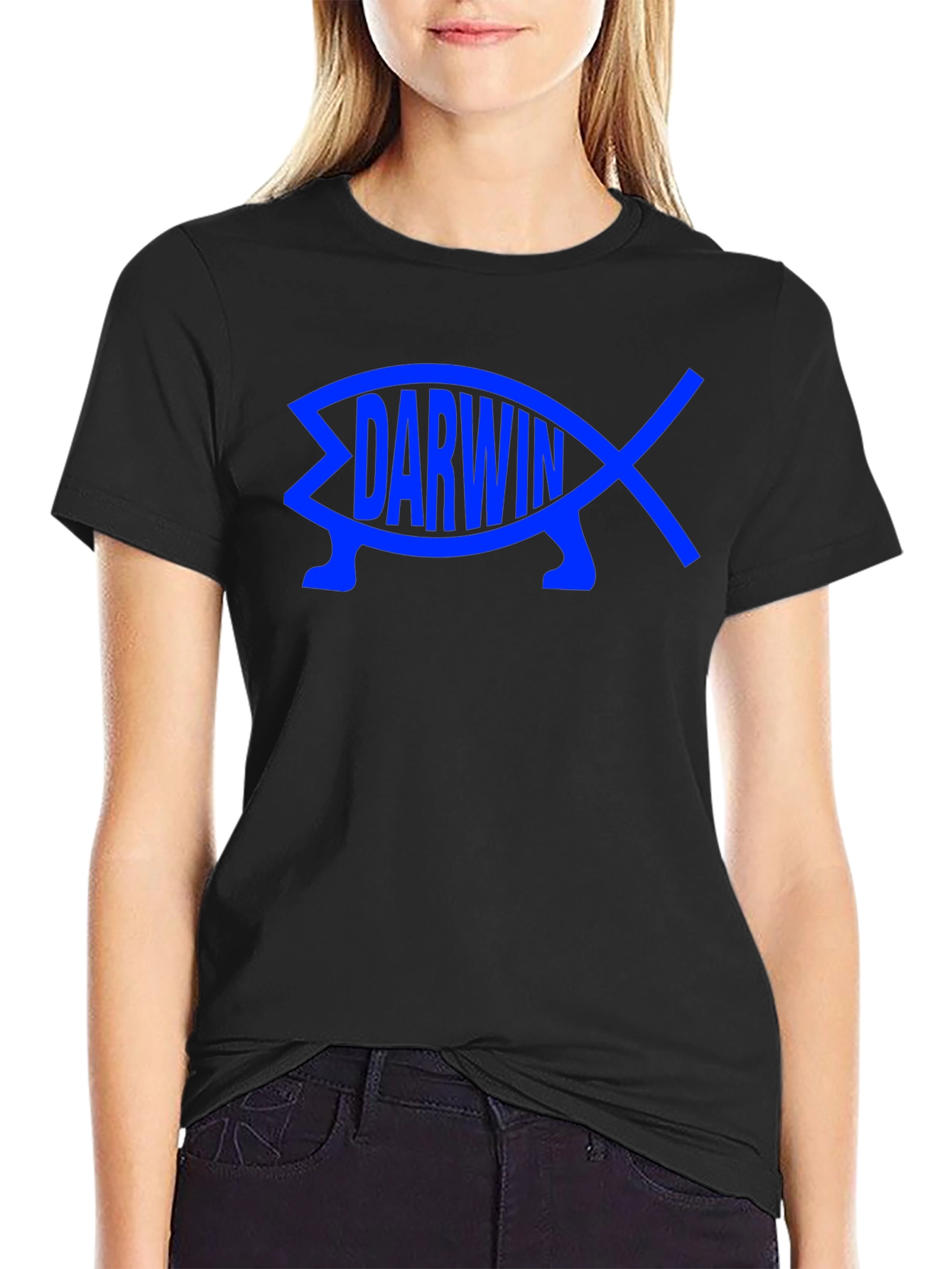 Darwin Fish T-Shirt - Evolution Tee