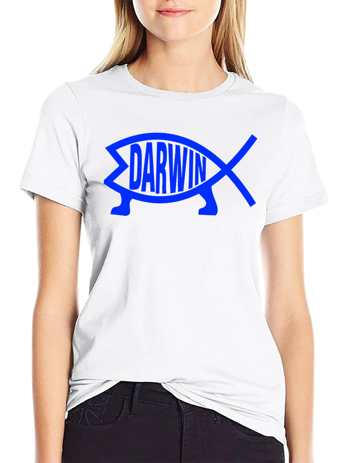 Darwin Fish T-Shirt - Evolution Tee