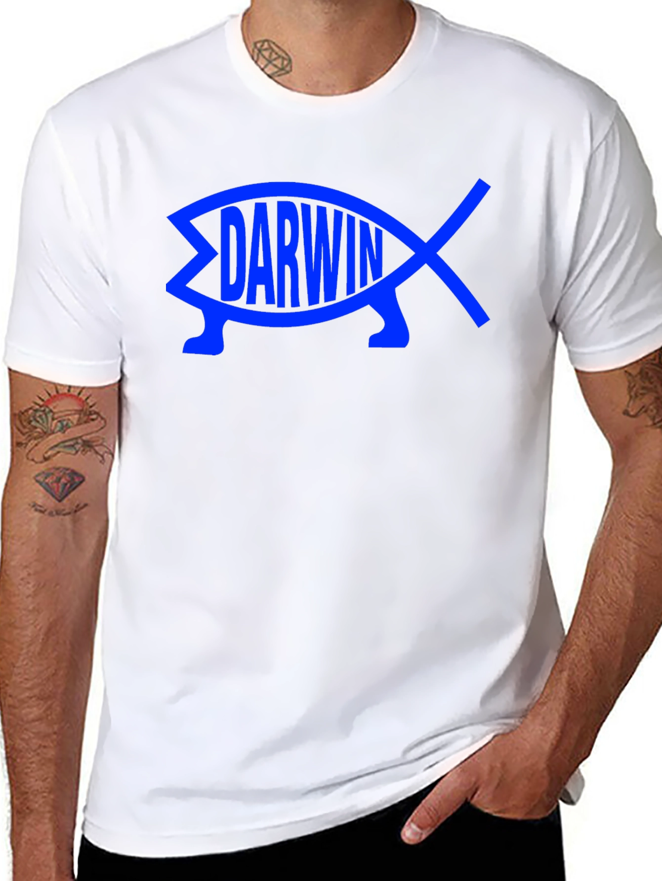 Darwin Fish T-Shirt - Evolution Tee