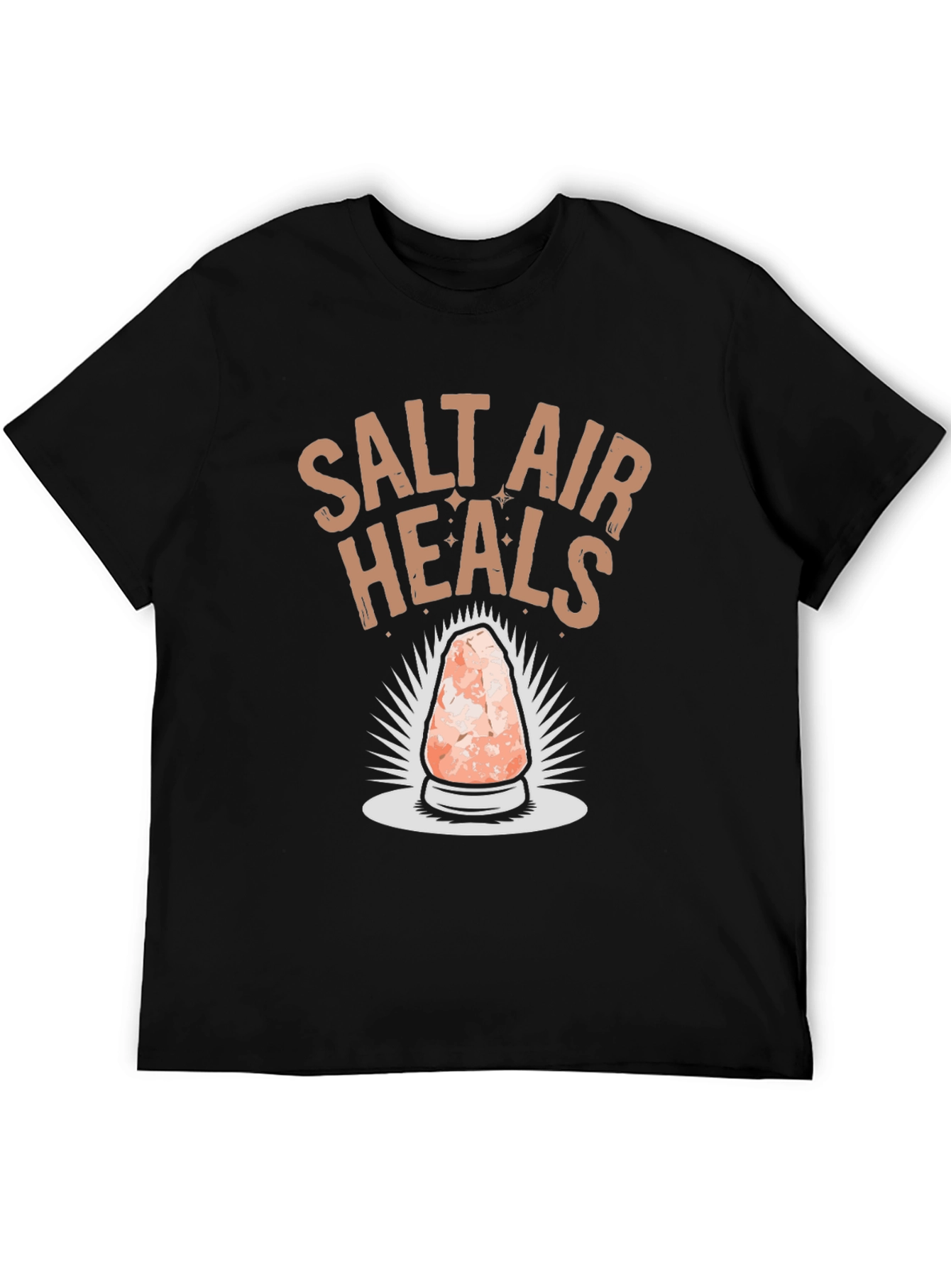 Salt Air Heals Graphic T-Shirt - Black
