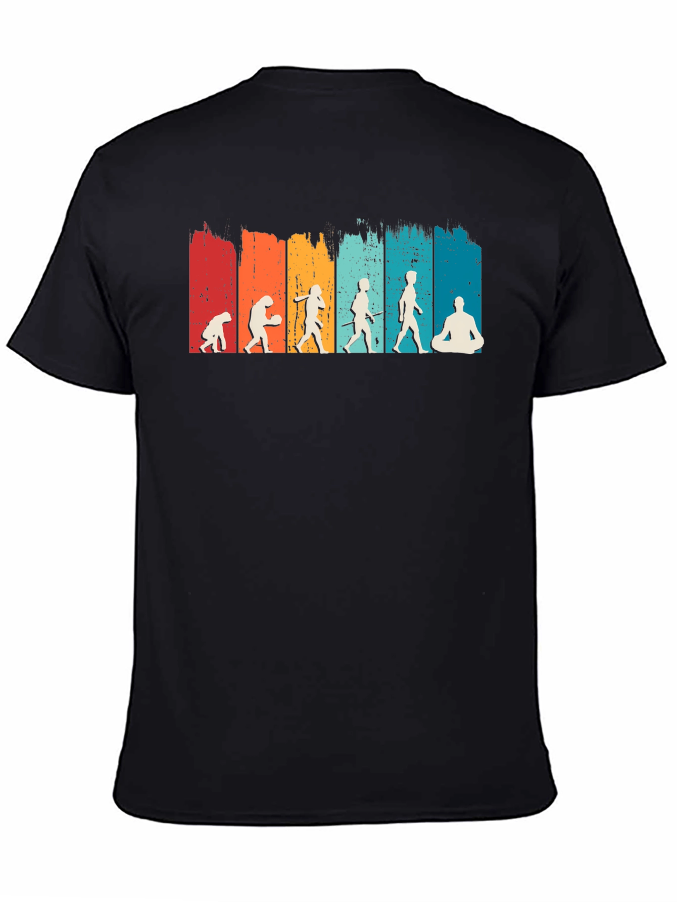 Evolution Meditation T-Shirt - Black