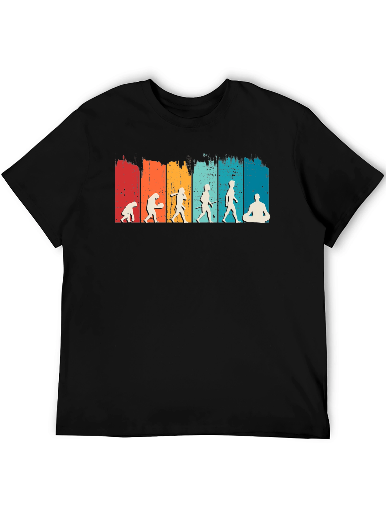 Evolution Meditation T-Shirt - Black