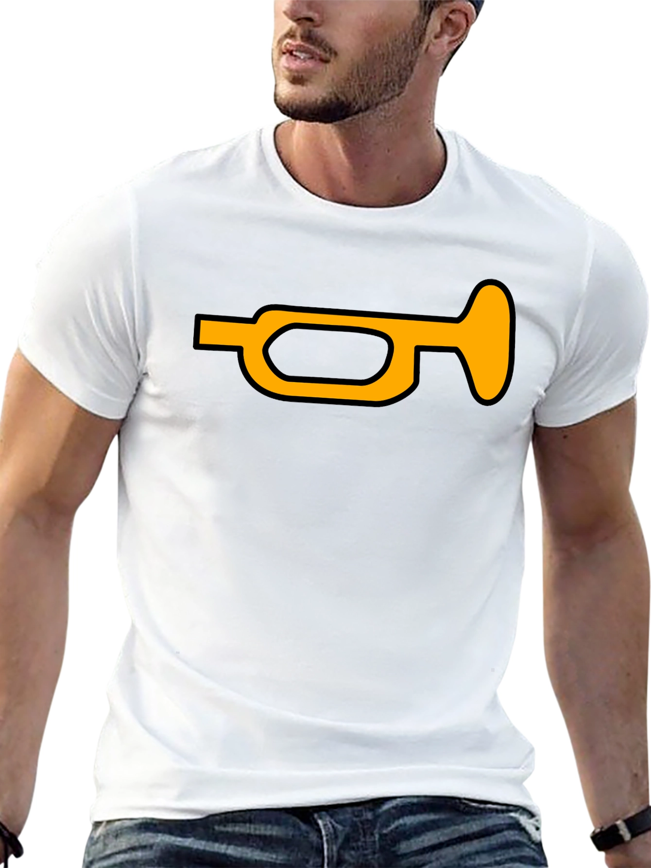 Trumpet Graphic Tee - Bold Musical Statement