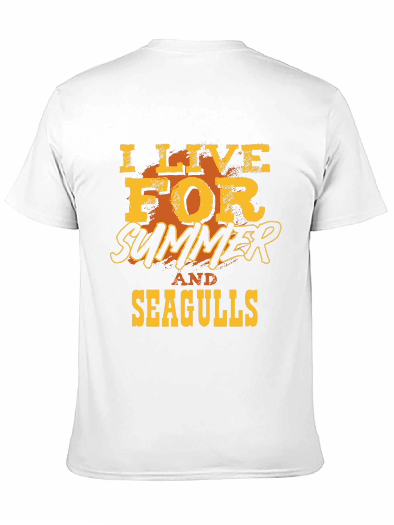 I Live For Summer And Seagulls Graphic T-Shirt