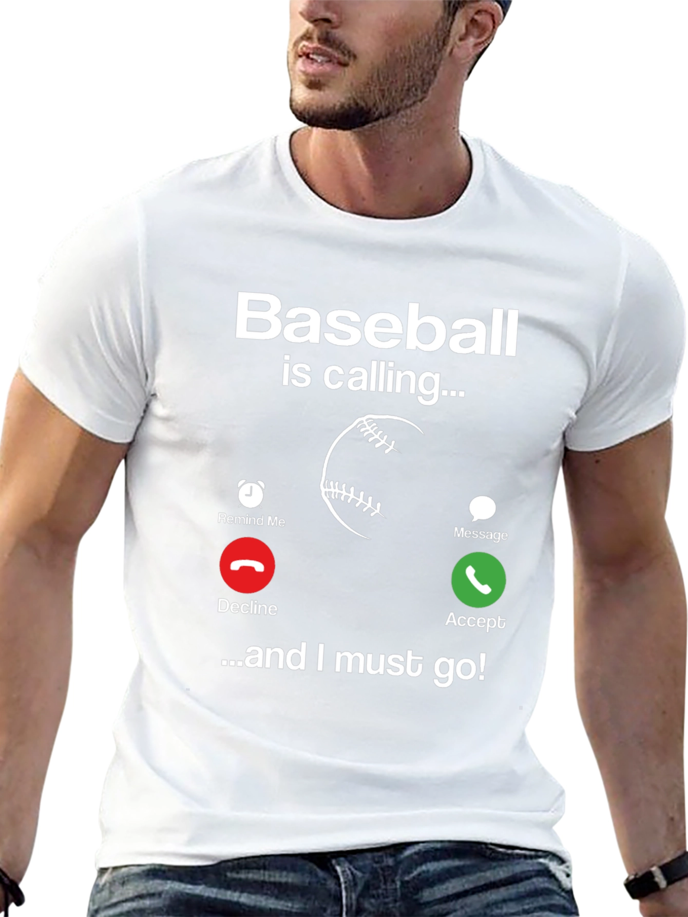 Baseball Calling T-Shirt - Funny Sports Tee