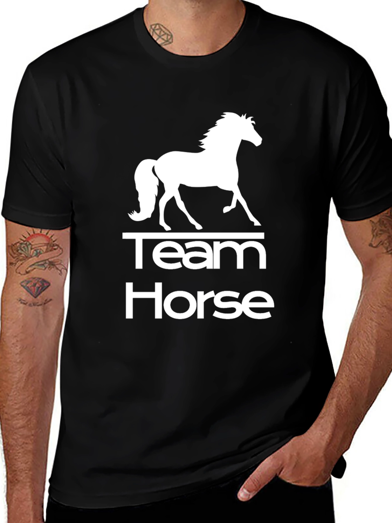Team Horse Graphic Tee - Equestrian T-Shirt