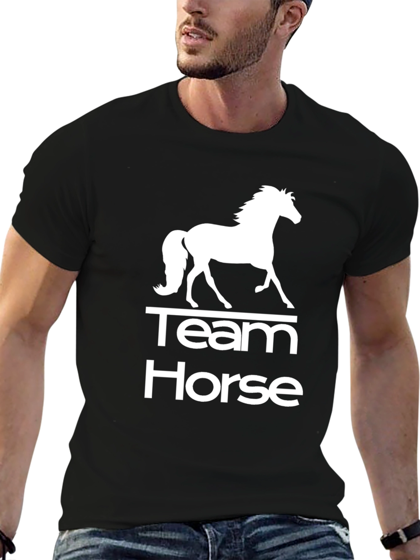 Team Horse Graphic Tee - Equestrian T-Shirt