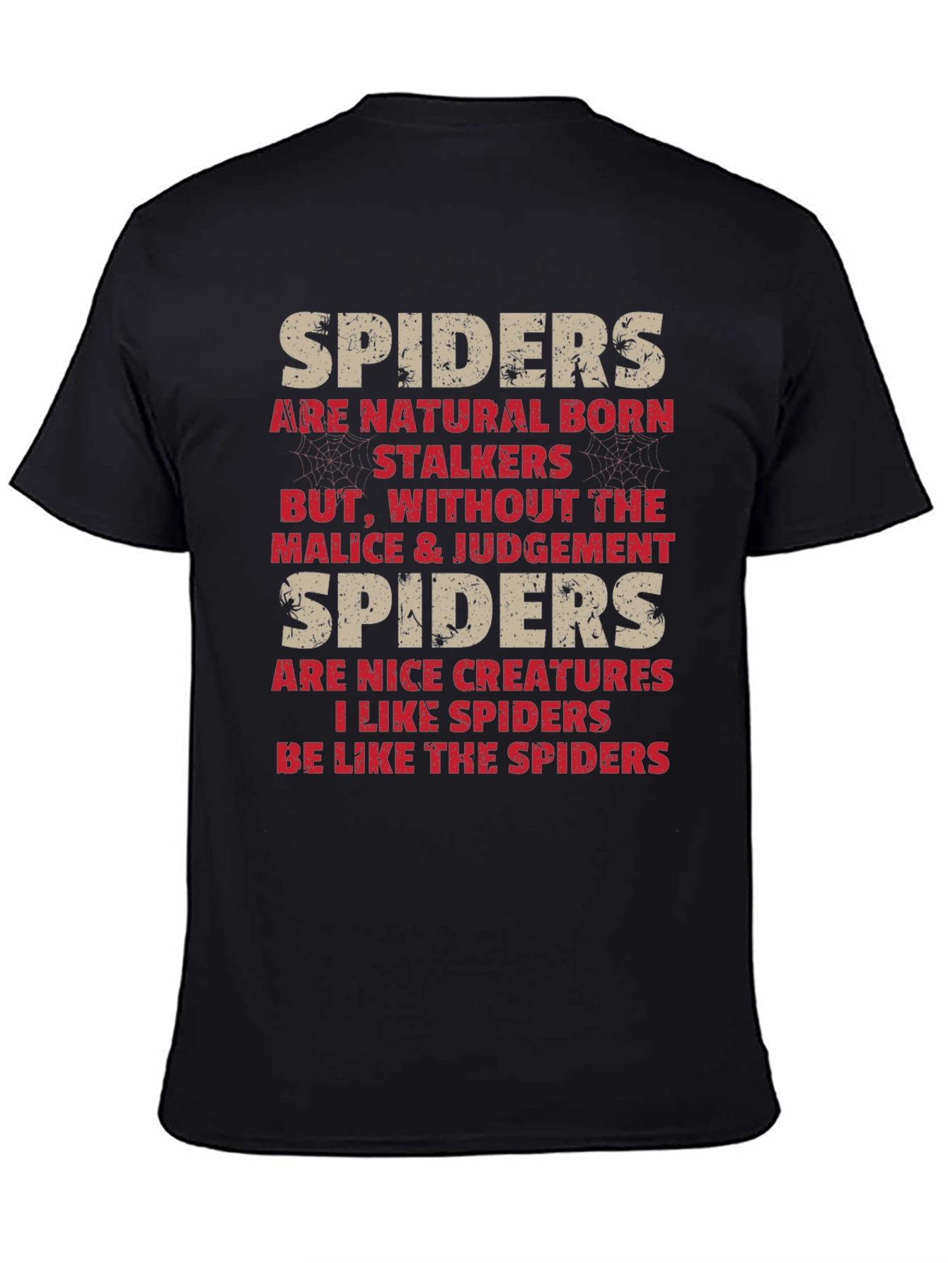 Spiders Natural Born Stalkers Graphic Tee