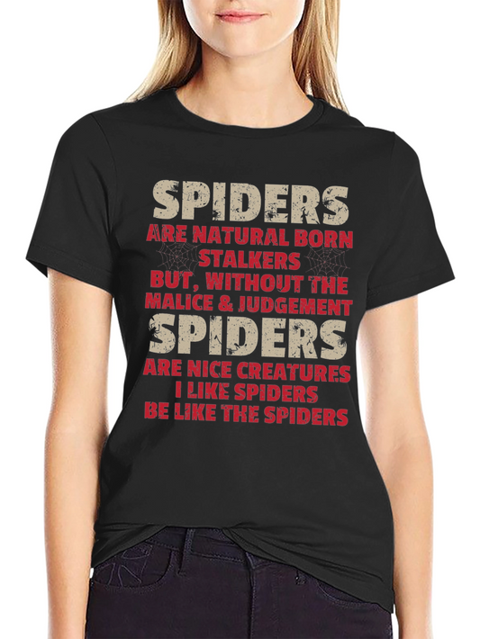 Spiders Natural Born Stalkers Graphic Tee