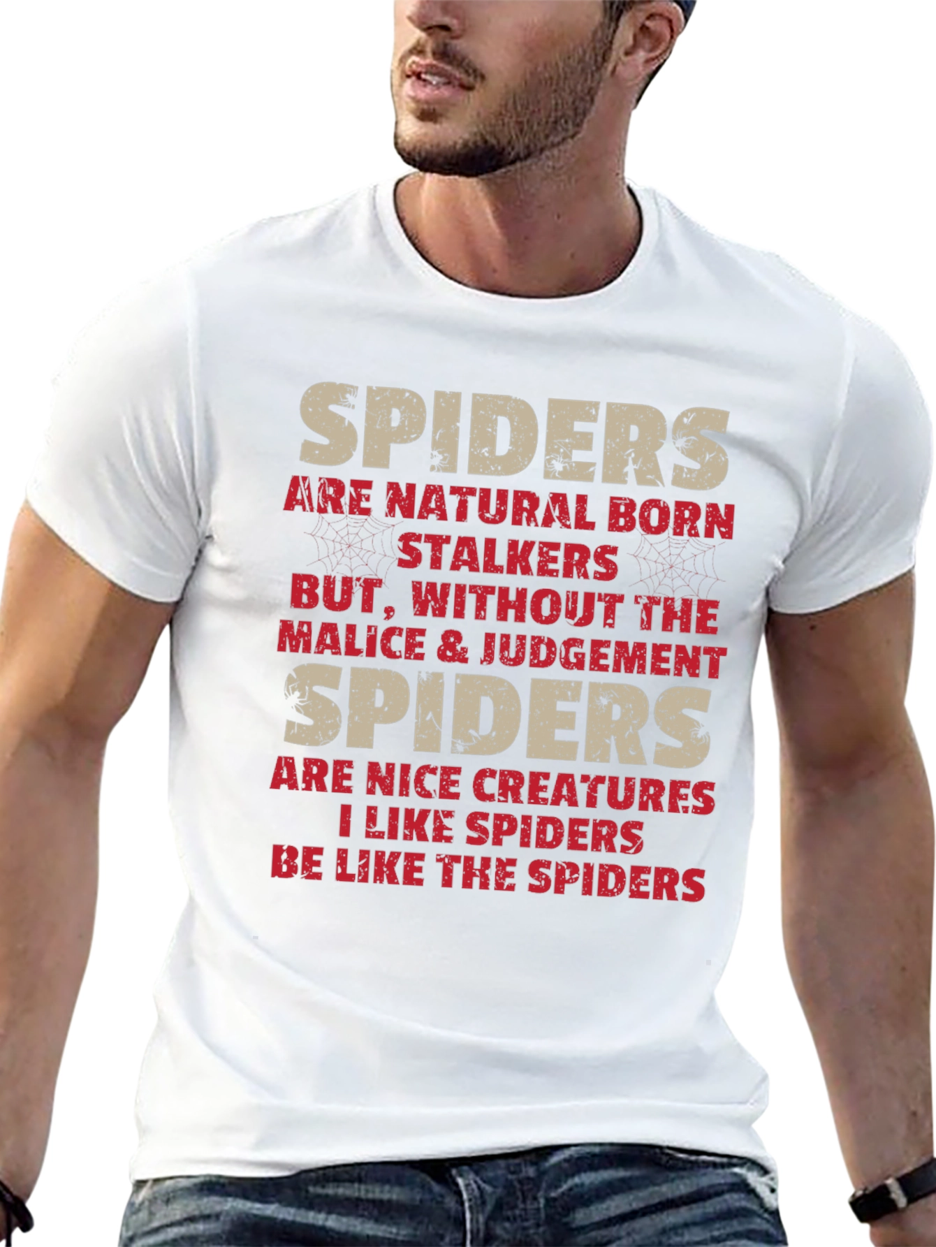 Spiders Natural Born Stalkers Graphic Tee