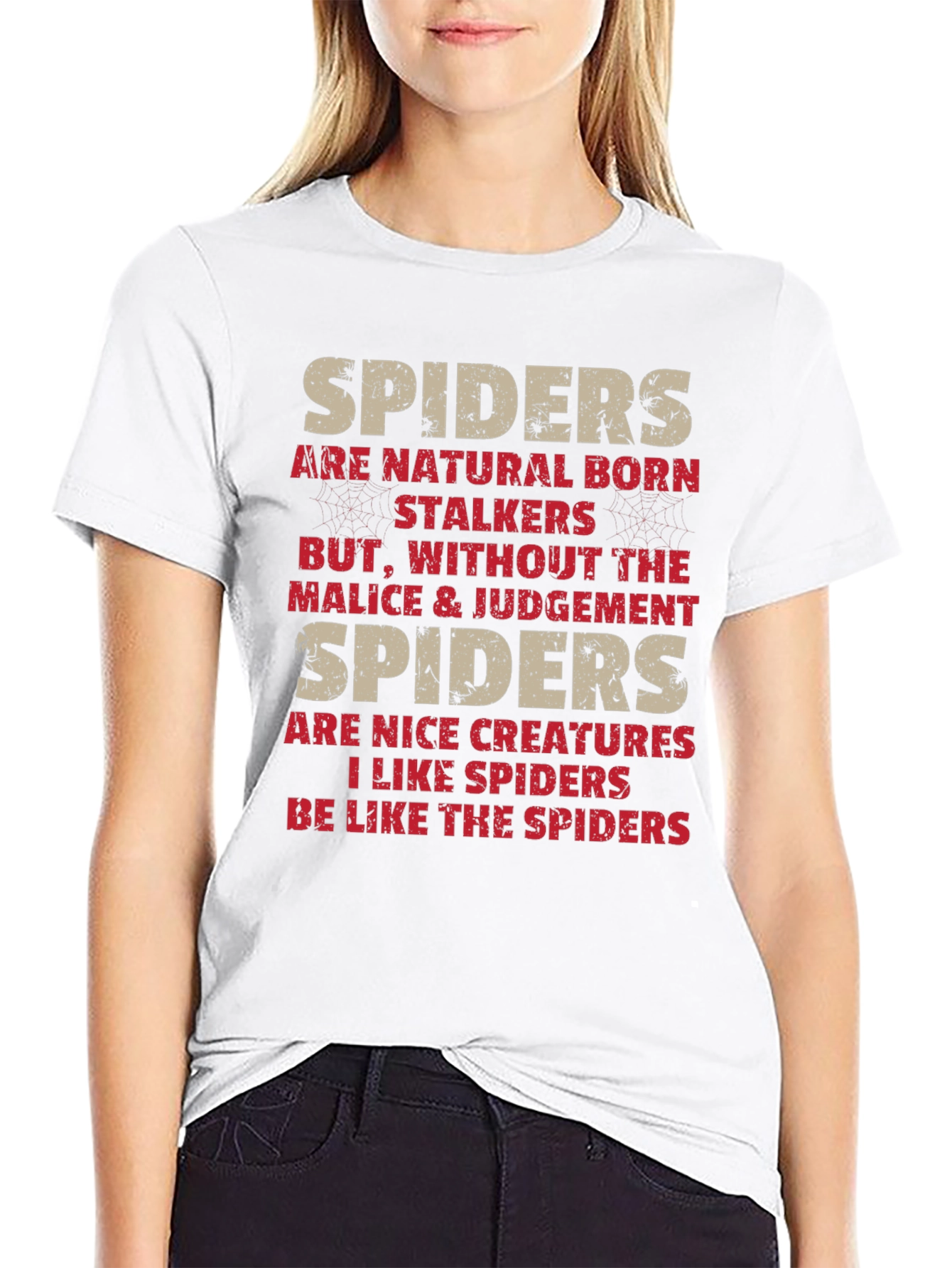 Spiders Natural Born Stalkers Graphic Tee