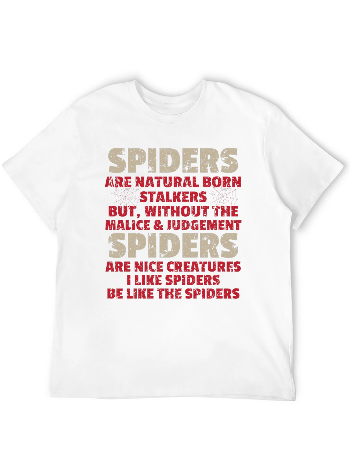 Spiders Natural Born Stalkers Graphic Tee